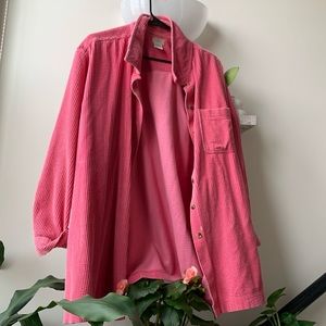 LL Bean Oversized Corduroy Shirt
